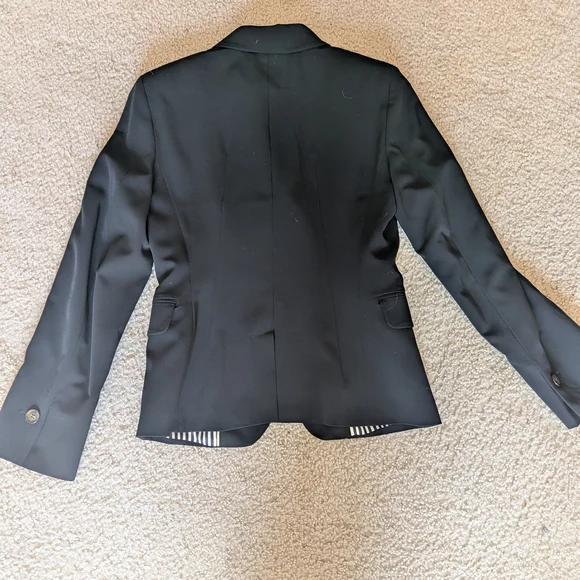 Weekend Max Mara Black Single-Breasted Tailored Blazer - Picture 6 of 9